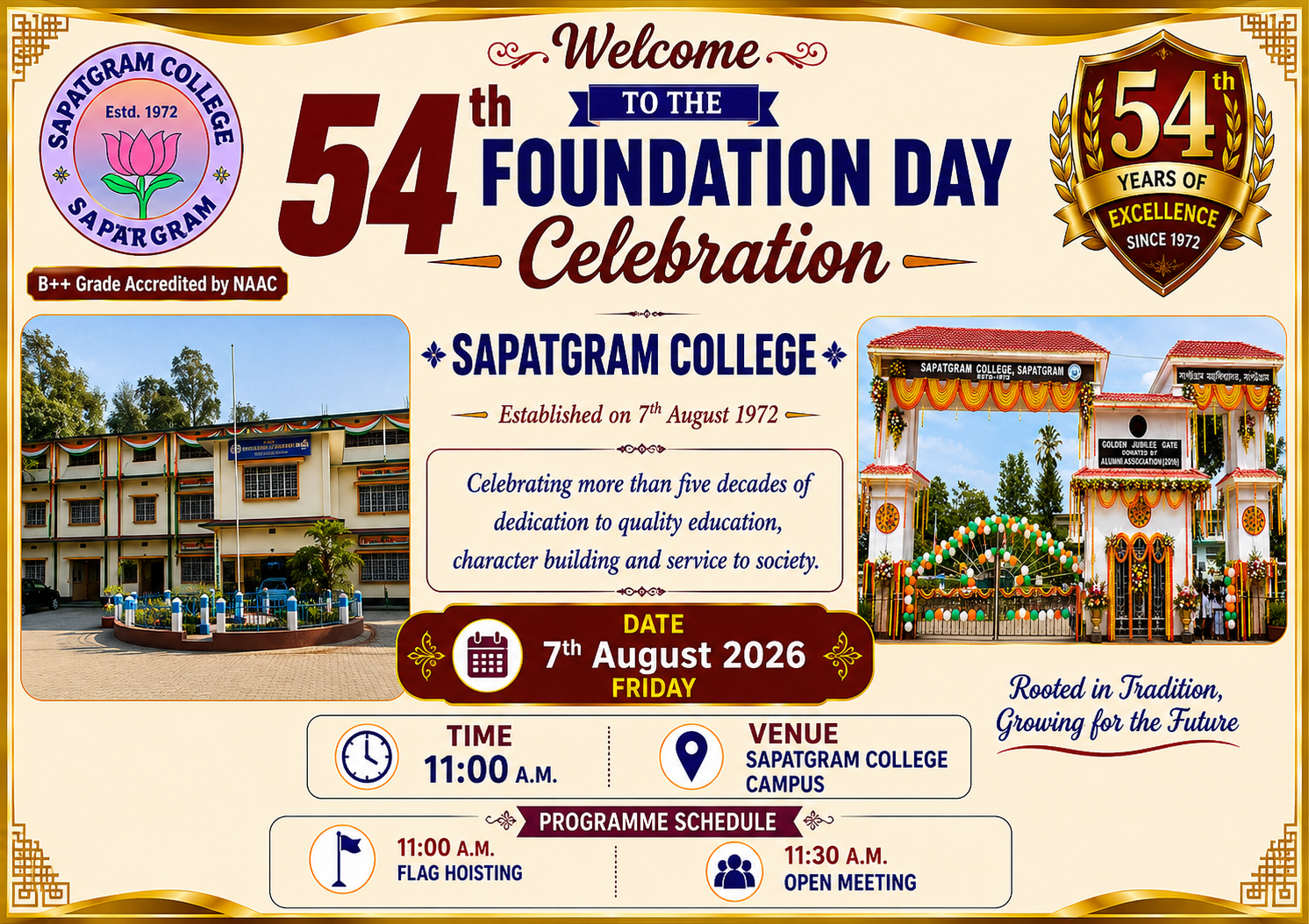 College Foundation Day 2026